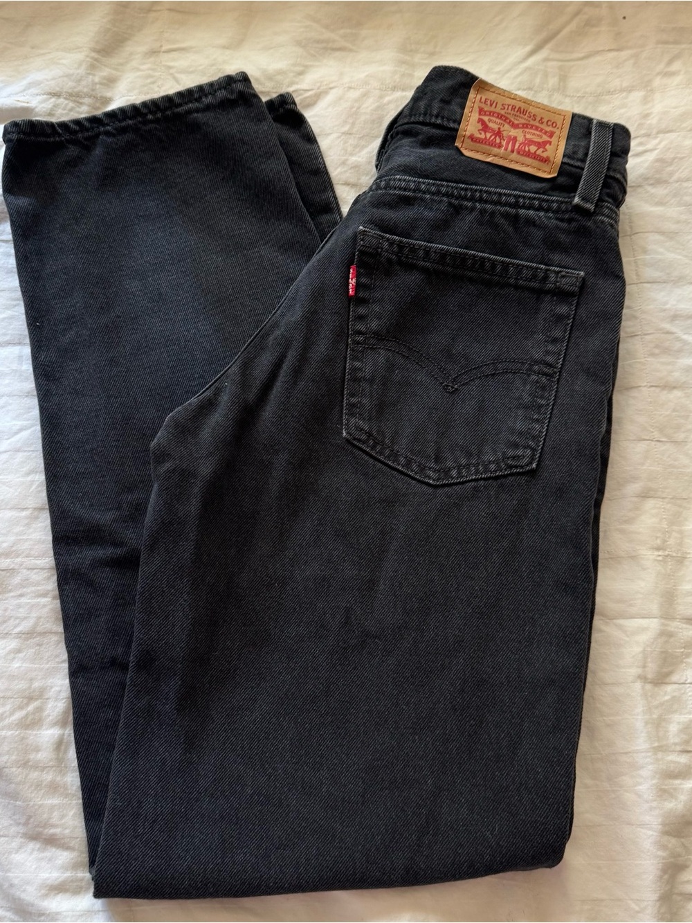 Women’s Y2K Levi’s ‘94 Baggy Bootcut Jeans faded Black Loose size 24